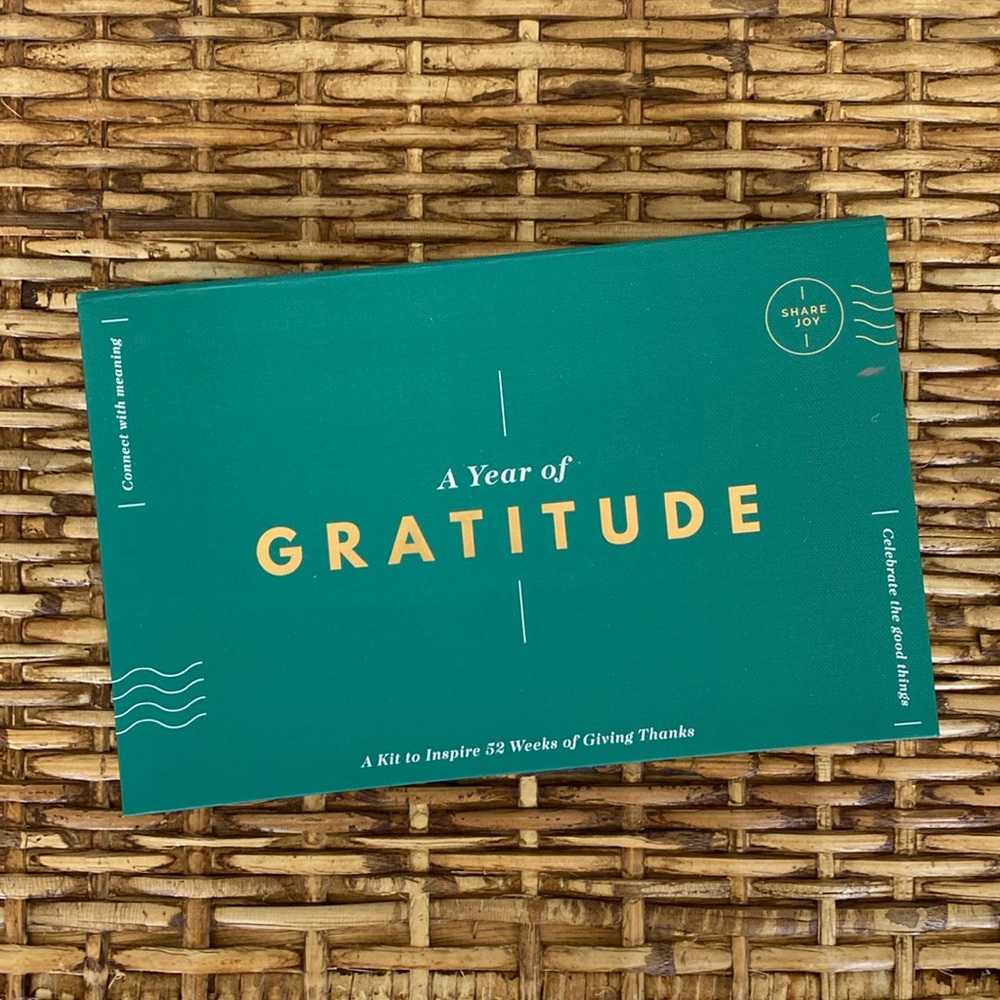 A Year of Gratitude card kit